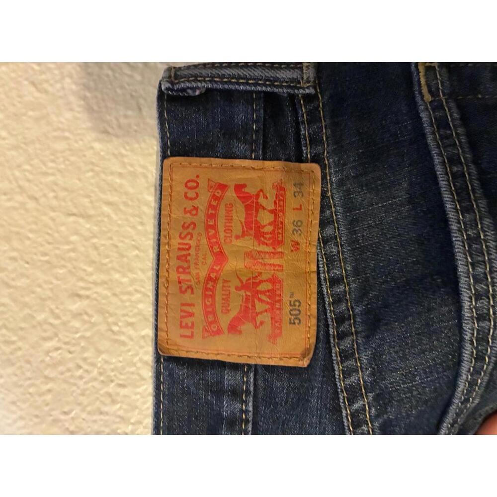 Levi's 505‎ Men's Denim Jeans W36 L34 - Picture 3 of 3